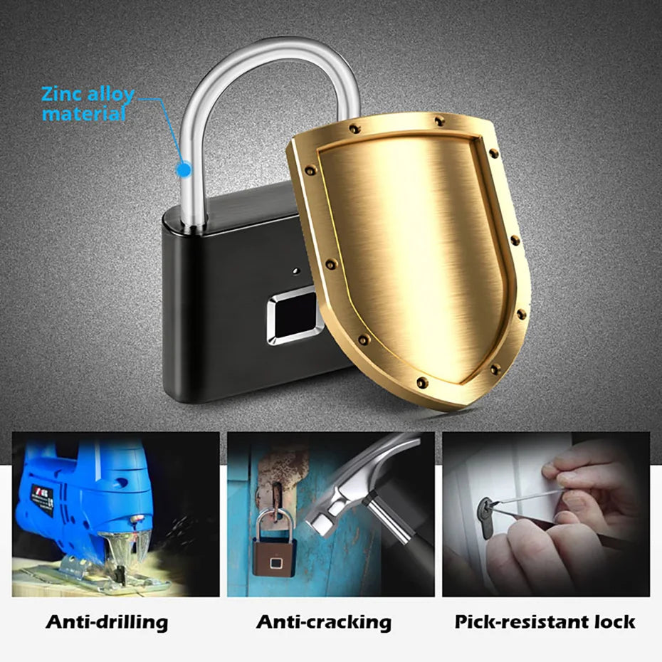 Fingerprint Lock Smart Padlock