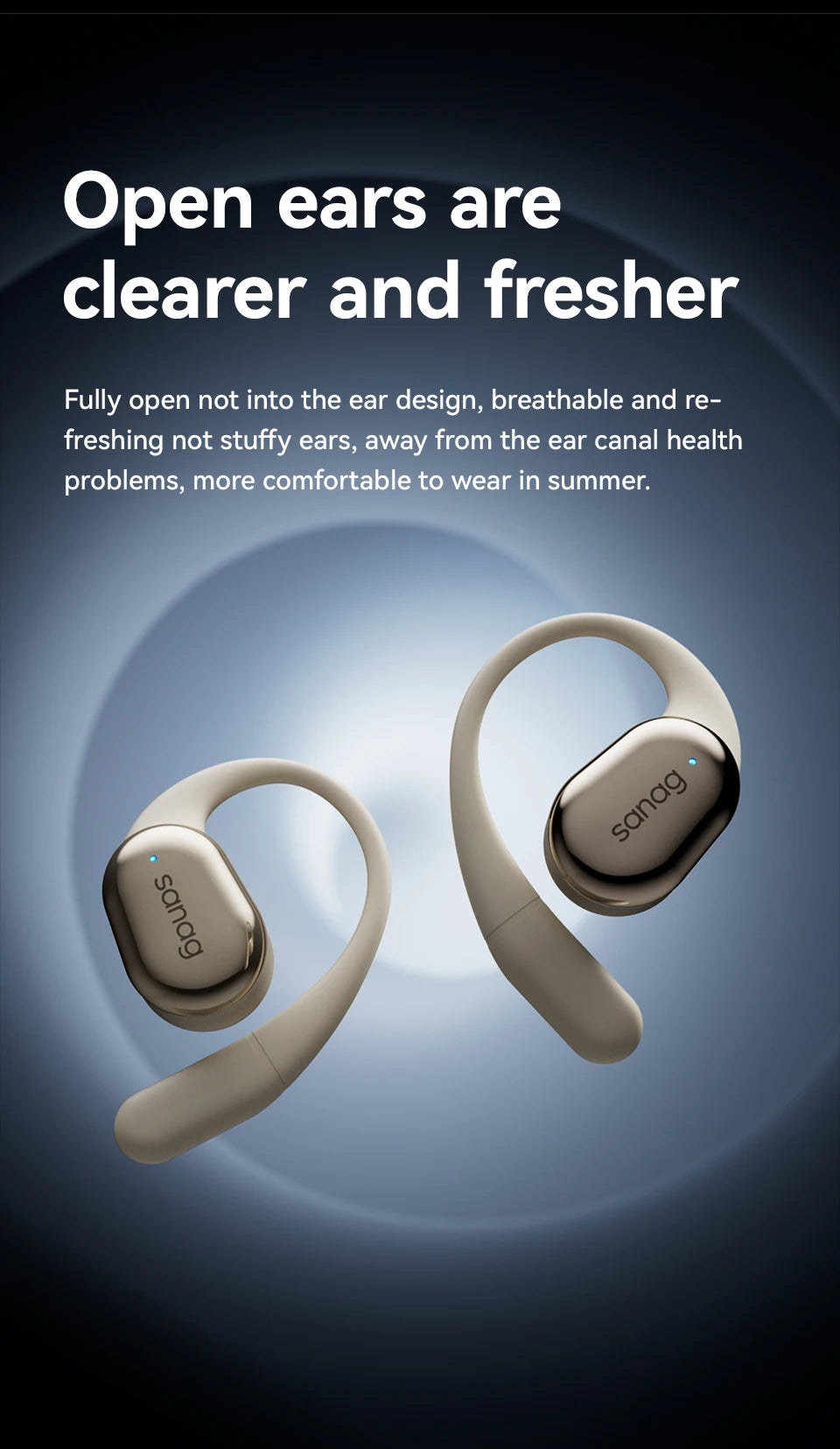 Wireless Headphones Open Ear