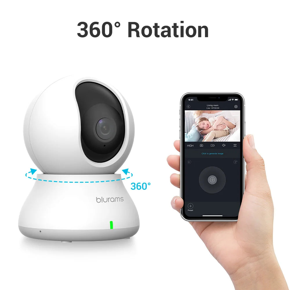 Blurams 360°WiFi Indoor Camera