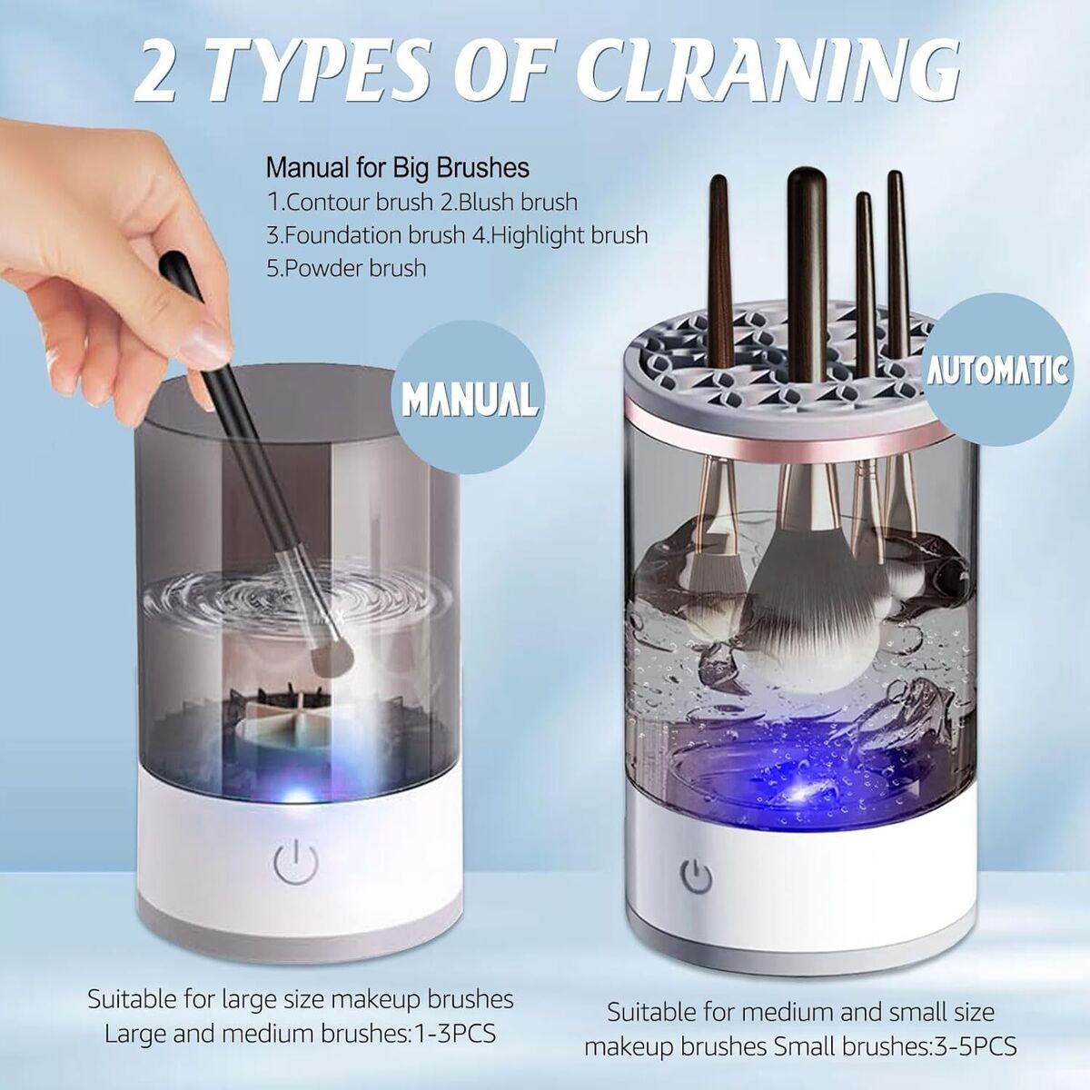 Electric Makeup Brush Cleaner